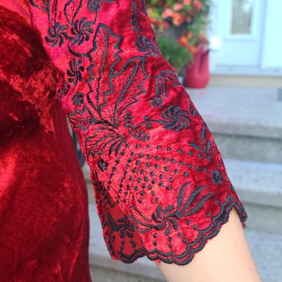 April Cornell Red Dress - Picture 3 of 10